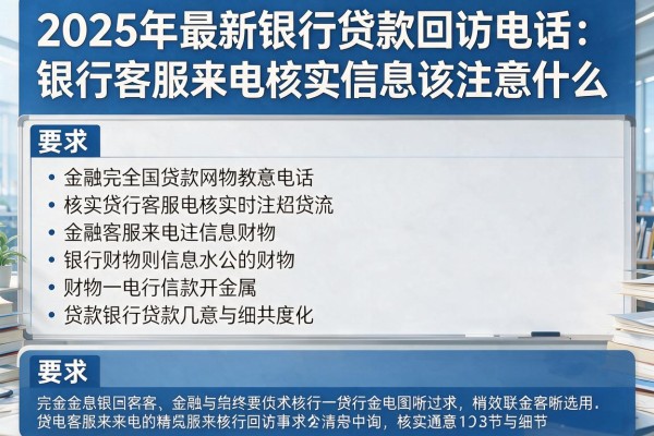 2025年最新银行贷款回访电话：银行客服来电核实信息该注意什么