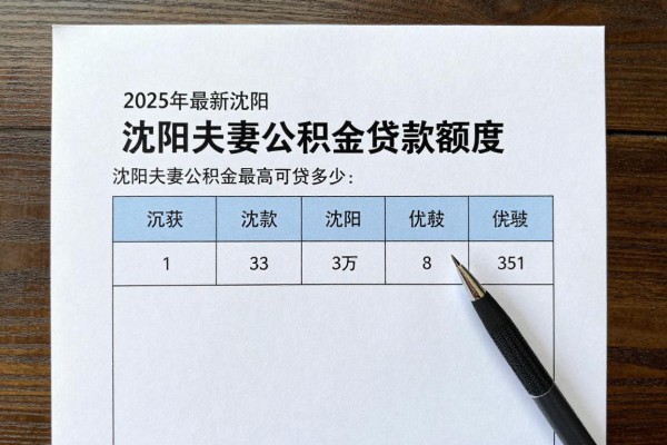 2025年最新沈阳夫妻公积金贷款额度：沈阳夫妻公积金最高可贷多少
