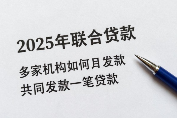 2025年最新联合贷款：多家机构如何共同发放一笔贷款