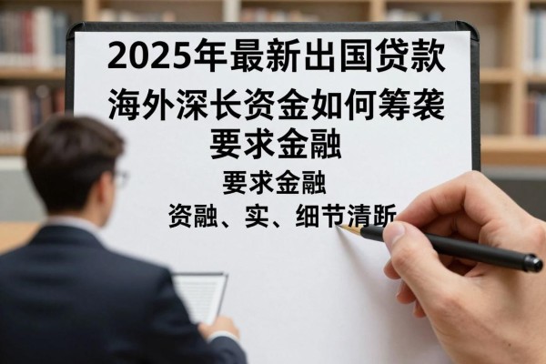 2025年最新出国贷款：海外深造资金如何筹措
