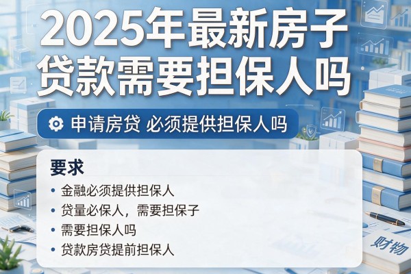 2025年最新房子贷款需要担保人吗：申请房贷必须提供担保人吗