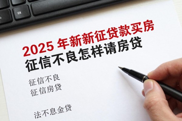 2025年最新征信不好如何贷款买房：征信不良怎样申请房贷