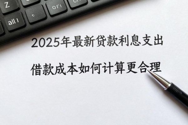 2025年最新贷款利息支出：借款成本如何计算更合理