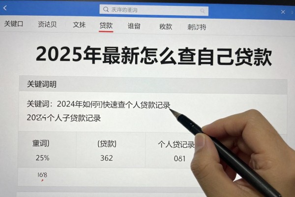 2025年最新怎么查自己贷款：如何快速查询个人贷款记录