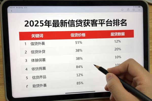 2025年最新信贷获客平台排名：2025年哪些助贷平台最值得推荐
