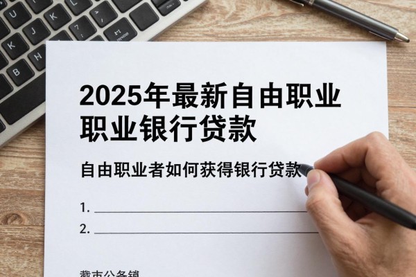 2025年最新自由职业怎么贷款：自由职业者如何获得银行贷款