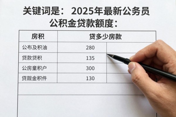 2025年最新公务员公积金贷款额度：公务员公积金能贷多少房款