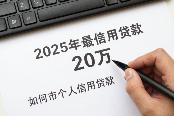 2025年最新信用贷款20万：如何申请20万个人信用贷款