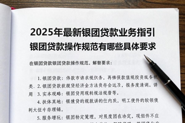 2025年最新银团贷款业务指引：银团贷款操作规范有哪些具体要求