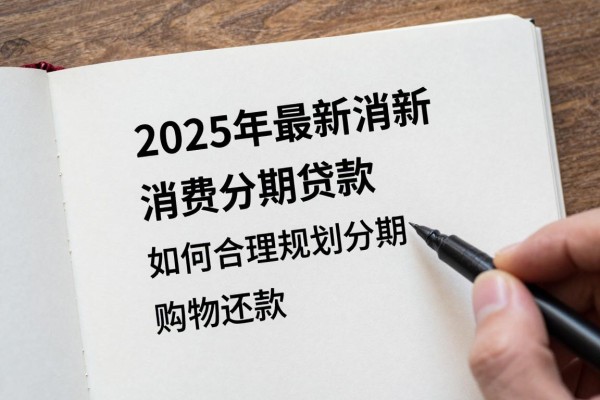 2025年最新消费分期贷款：如何合理规划分期购物还款