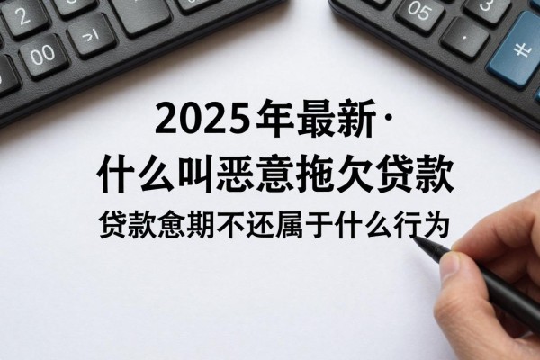 2025年最新什么叫恶意拖欠贷款：贷款逾期不还属于什么行为