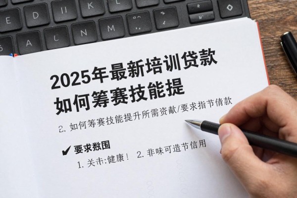 2025年最新培训贷款：如何筹措技能提升所需资金