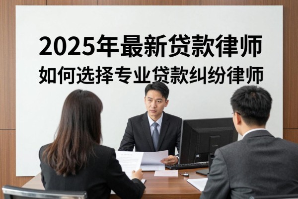 2025年最新贷款律师：如何选择专业贷款纠纷律师