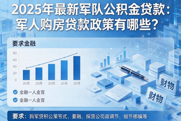 2025年最新军队公积金贷款：军人购房贷款政策有哪些？