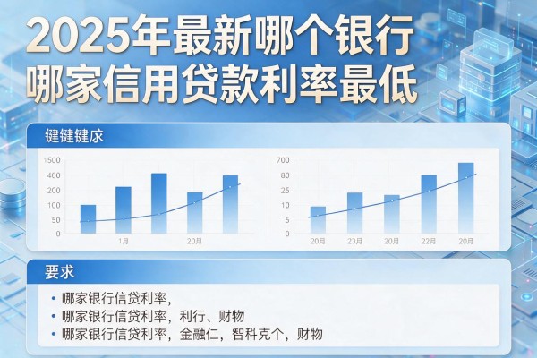 2025年最新哪个银行信用贷款利率最低：哪家银行信贷利率最低