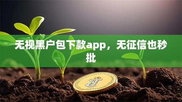 无视黑户包下款app,无征信也秒批 无视黑户包下款app,无征信也秒批