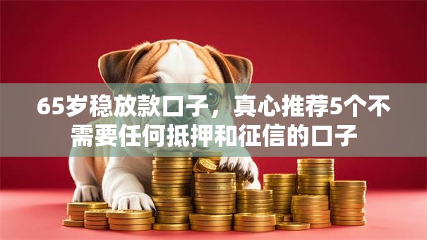 65岁稳放款口子,真心推荐5个不需要任何抵押和征信的口子 65岁稳放款口子,真心推荐5个不需要任何抵押和征信的口子