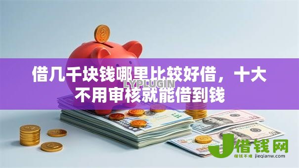 借几千块钱哪里比较好借，十大不用审核就能借到钱