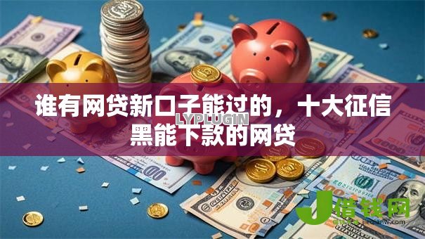 谁有网贷新口子能过的，十大征信黑能下款的网贷