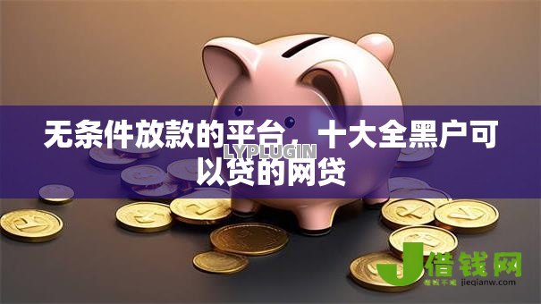 无条件放款的平台，十大全黑户可以贷的网贷