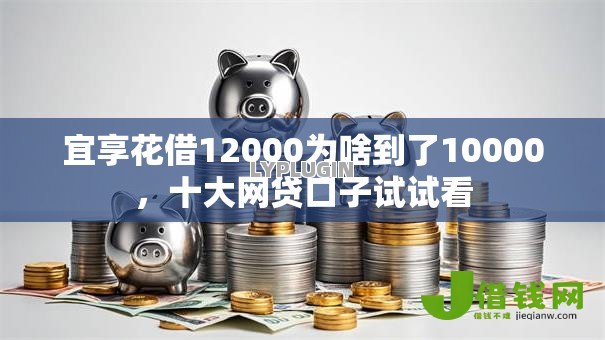 宜享花借12000为啥到了10000，十大网贷口子试试看