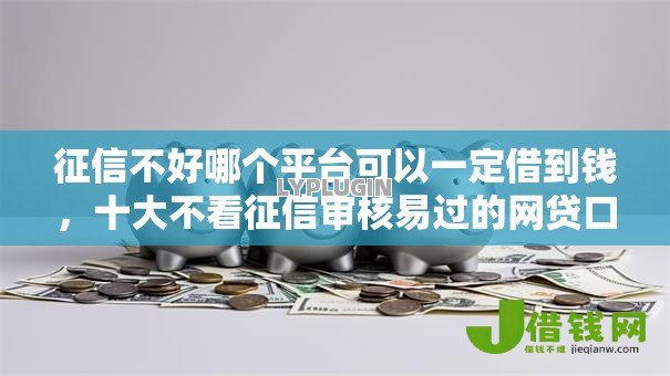 征信不好哪个平台可以一定借到钱，十大不看征信审核易过的网贷口子