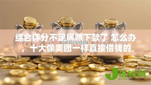 综合评分不足居然下款了 怎么办，十大像美团一样直接借钱的