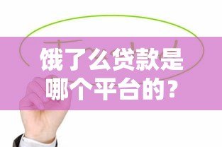饿了么贷款是哪个平台的？合作机构及申请攻略解析