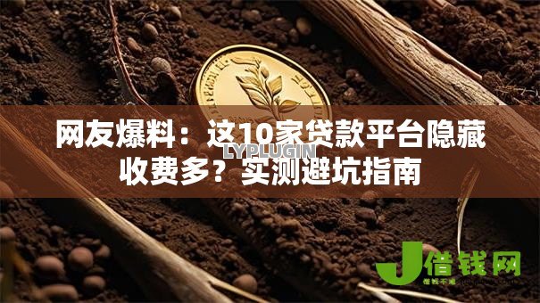 网友爆料:这10家贷款平台隐藏收费多?实测避坑指南 网友爆料:这10家贷款平台隐藏收费多?实测避坑指南
