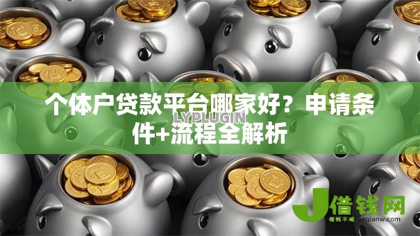 个体户贷款平台哪家好?申请条件+流程全解析 个体户贷款平台哪家好?申请条件+流程全解析