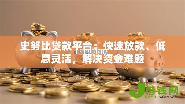 史努比贷款平台：快速放款、低息灵活，解决资金难题