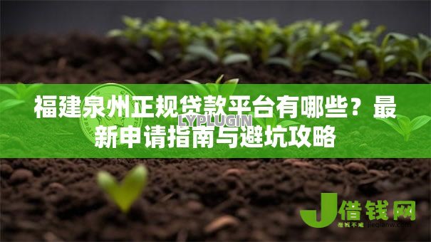 福建泉州正规贷款平台有哪些？最新申请指南与避坑攻略