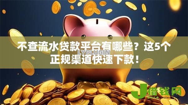 不查流水贷款平台有哪些?这5个正规渠道快速下款! 不查流水贷款平台有哪些?这5个正规渠道快速下款!