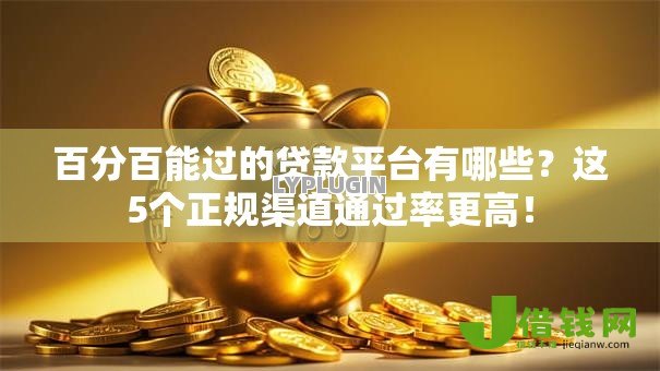百分百能过的贷款平台有哪些？这5个正规渠道通过率更高！