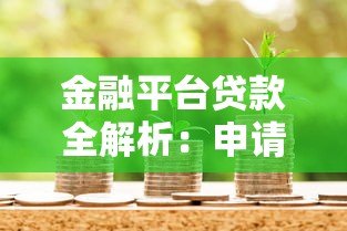 金融平台贷款全解析：申请流程、注意事项及常见问题