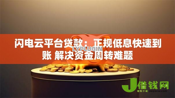 闪电云平台贷款：正规低息快速到账 解决资金周转难题