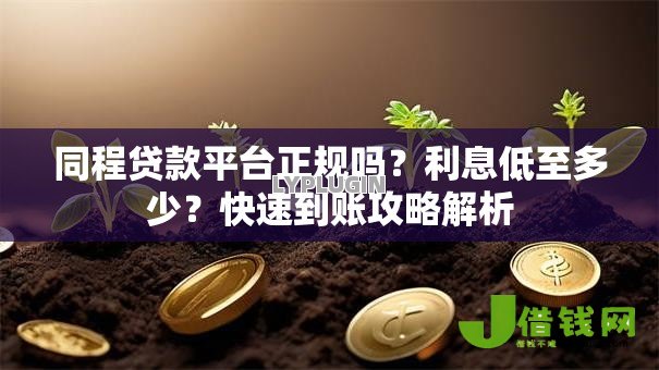 同程贷款平台正规吗？利息低至多少？快速到账攻略解析
