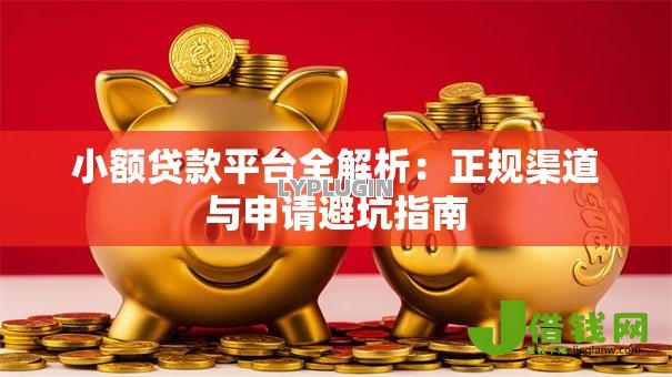 小额贷款平台全解析：正规渠道与申请避坑指南