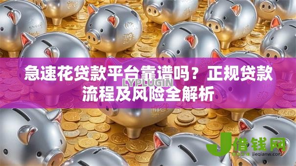 急速花贷款平台靠谱吗？正规贷款流程及风险全解析