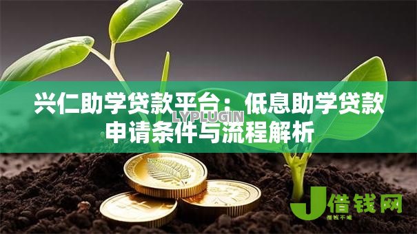 兴仁助学贷款平台：低息助学贷款申请条件与流程解析