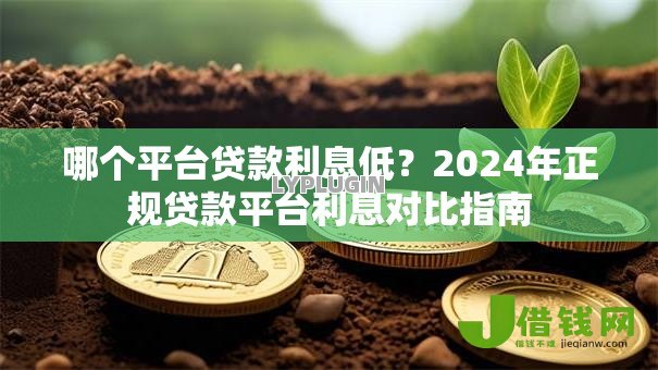 哪个平台贷款利息低？2024年正规贷款平台利息对比指南