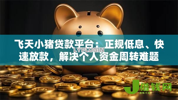 飞天小猪贷款平台：正规低息、快速放款，解决个人资金周转难题