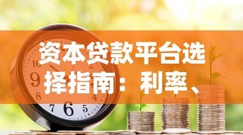 资本贷款平台选择指南：利率、流程与避坑攻略