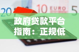 政府贷款平台指南：正规低息融资渠道详解