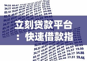 立刻贷款平台：快速借款指南与真实用户评价