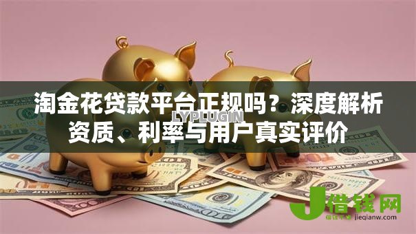 淘金花贷款平台正规吗？深度解析资质、利率与用户真实评价