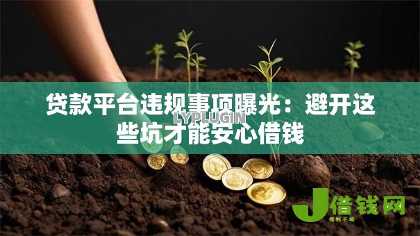 贷款平台违规事项曝光:避开这些坑才能安心借钱 贷款平台违规事项曝光:避开这些坑才能安心借钱