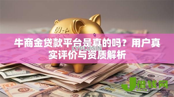 牛商金贷款平台是真的吗？用户真实评价与资质解析