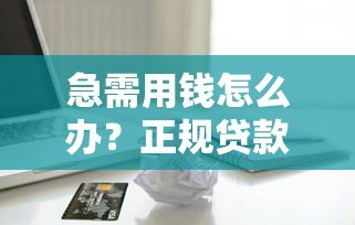 急需用钱怎么办?正规贷款平台申请攻略及避坑指南 急需用钱怎么办?正规贷款平台申请攻略及避坑指南