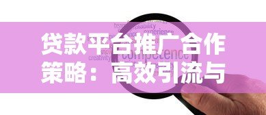 贷款平台推广合作策略：高效引流与精准获客指南